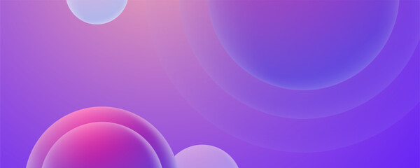 Soft Purple and Pink Abstract Bubble Gradient Background