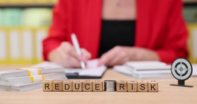 Focus on reducing financial risk through careful planning and strategic decisions in a modern workspace