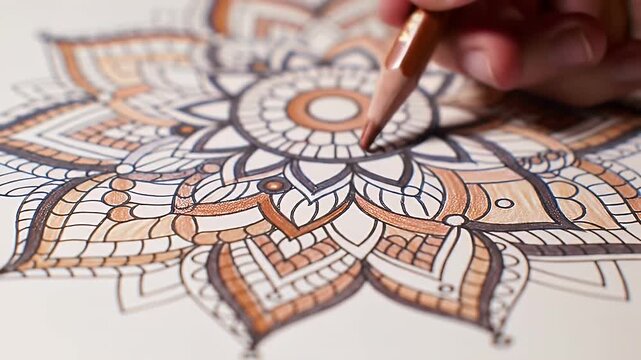 Coloring Mandala Art.