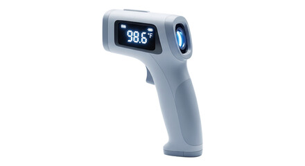 Infrared thermometer isolated on transparent background