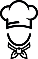  Chef hat and bandana icon