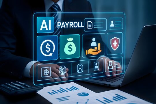 AI Payroll System Interface  HR, Salary and Benefits Management