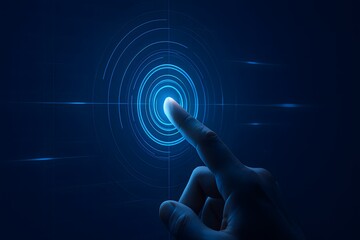 Blue Ripple Touchscreen CTA Concept