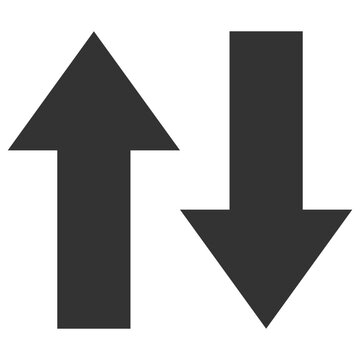 Up Down Glyph Icon