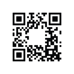 Scalable vector qr code illustration for digital marketing and information access eps silhouette vector illustration white background