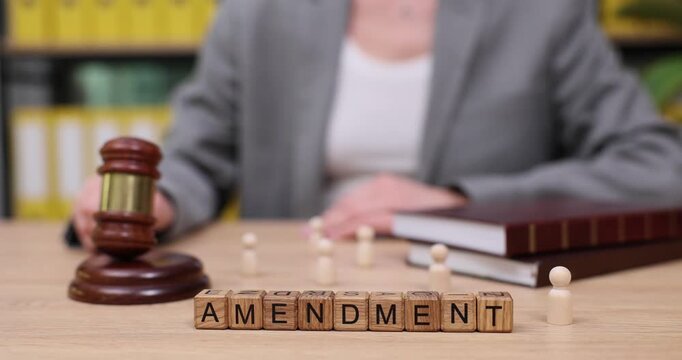 Judicial decisions and the significance of amendments in a courtroom setting