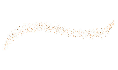 Golden glitter dust wave on black background, elegant gold sparkle trail, luxury festive light swirl, shimmering star confetti curve, abstract glowing particles effect for celebration or New Year desi