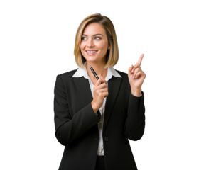 Corporate consultant presenting business strategy idea for professional training materials suitable for leadership courses or HR presentations, marketing brochures or startup mentorship