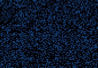 Abstract Blue Pixel Noise Background