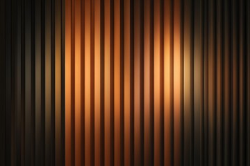 Metallic stripes blend from dark to warm glow gradient.