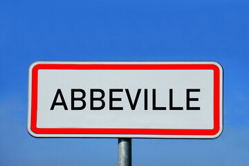 Ortsschild Abbeville