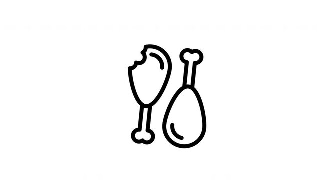 chicken animated icon
