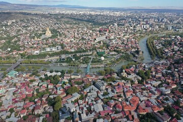 Aerial View of Tbilisi, Georgia