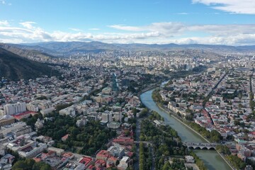 Aerial View of Tbilisi, Georgia