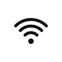 Wifi signal symbol icon vector illustration template