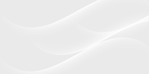 White geometric abstract background overlap layer on bright space with lines effect decoration. Modern graphic design element circles style concept for banner.