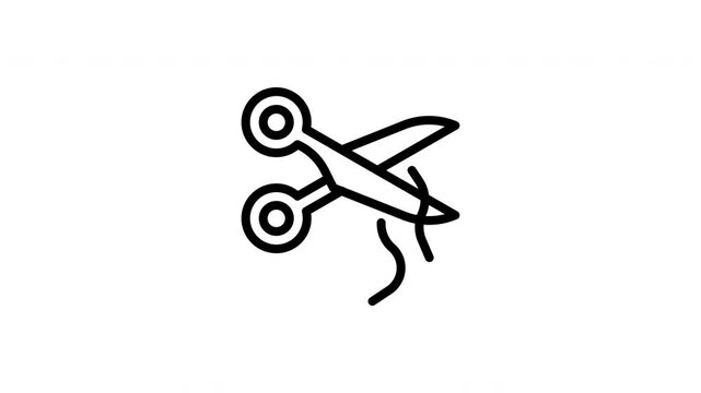scissors animated icon