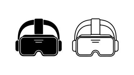 Virtual reality headsets with transparent background