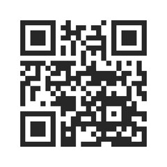 Scalable vector graphic qr code illustration for digital data access and information link sharing eps format silhouette vector illustration white background