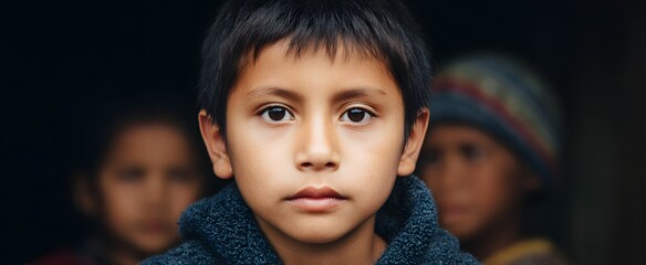 Fototapeta premium The impact of on vulnerable populations globally hits like a storm shaking fragile homes.