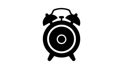 Fototapeta premium Alarm clock icon with transparent background