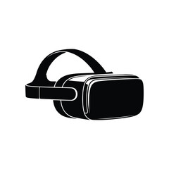Virtual Reality Headset Device Vector Illustration