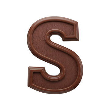 Traditional dutch chocolate latter S and sweet Kids treats for Sinterklaas day on white background. Celebration concept for children party in Saint Nicolas day five december. Copy space, top view
