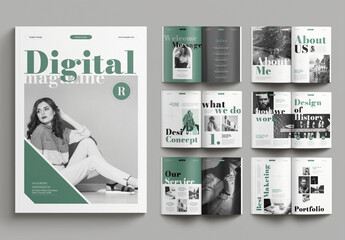 Digital Magazine Template