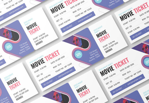 Event Ticket Ticket Layout