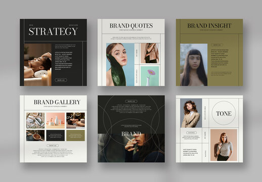 Strategy Social Media Post Layout