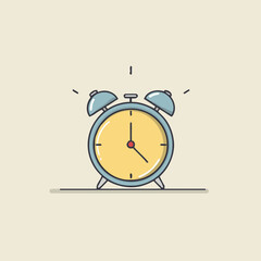 Tick tock clock vector illustration