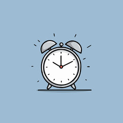Tiny alarm icon vector