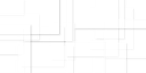 Grid of wave offset white squares or boxes geometry wallpaper banner, flat lay Abstract with lines with diamond and triangle shapes layered in modern pattern vector design on transparent background.