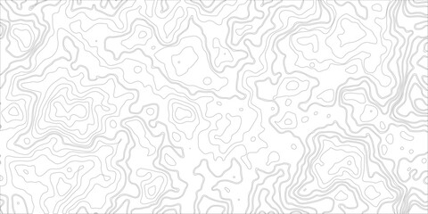 Fototapeta premium Topographic map patterns, topography line map. Vintage outdoors style. Abstract topographic contours map vector design on transparent background, 