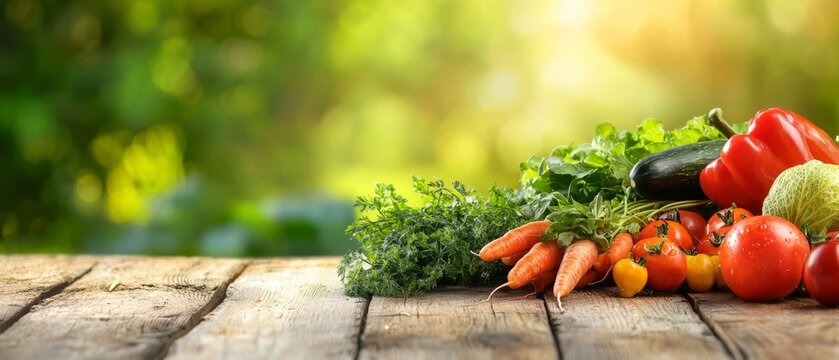 Family garden with homegrown vegetables and herbs, holistic approach to health and sustainability - Powered by Adobe