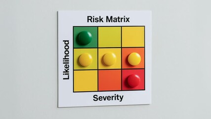 Risk matrix likelihood severity accident prevention safety chart risk assessment mitigation planning hazard control awareness training planning