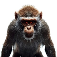 Fototapeta premium Cyber Primate: The Evolved Hunter