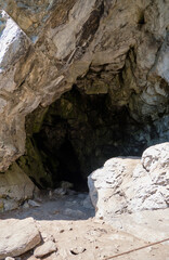 Tavdinsky caves in Altai mountains.