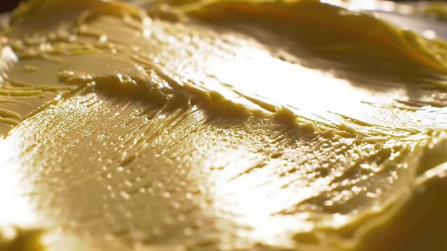 Creamy Butter Texture CloseUp.