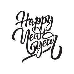 happy new year illustration