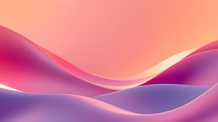 Obraz premium Abstract pink and blue wave vector design with soft flowing curves for a wallpaper background