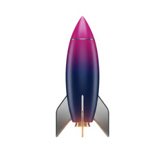 Modern rocket illustration ready for takeoff, perfect for futuristic designs, space exploration, and innovation campaigns ready for your next project