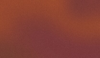 Fototapeta premium A textured, abstract background with a gradient of warm, earthy tones, ranging from deep red to burnt orange, creating a cozy and organic feel. Noise background. Gradient texture background
