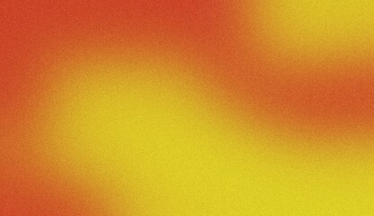 Abstract textured background with a warm gradient transitioning from deep red to bright yellow, evoking a sense of energy and warmth. Noise background. Gradient texture background