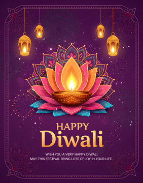 diwali festival design, Happy Diwali Social Media Post