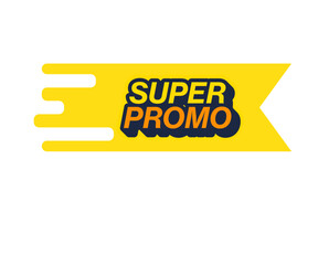 super promo png  sign, illustration, icon, business, production, quality, control, button, import, symbol, design, banner, europe, airport, country, concept, arrive, holiday, america, made, display, l