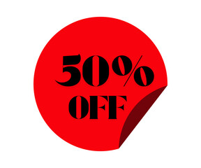 50% off png 50% off jpg 50% off  sign, business, discount, sticker, web, retail, concept, shop, offer, illustration, symbol, sale, icon, button, tag, label, price, red, text, design, 3d, percent, best