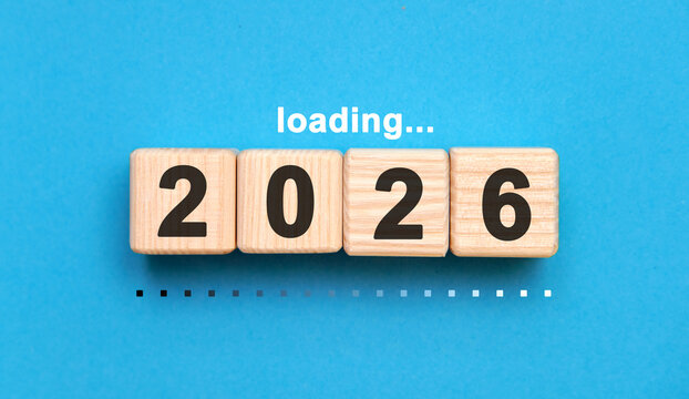 Loading in 2026 on a blue background
