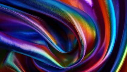 Dark Holographic Rainbow Holo Swirl Background