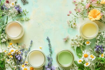 Elegant Fabric Print with Herbs and Roses Soft Cozy Aesthetic